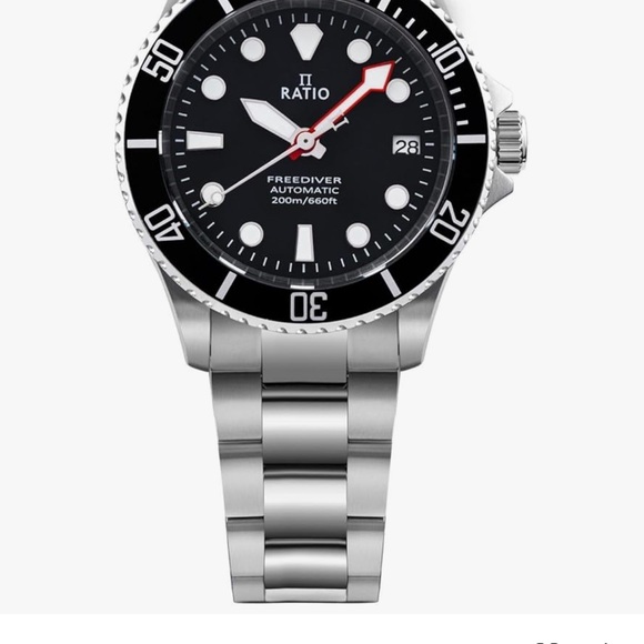 Ratio Automatic Freediver Black Dive Watch - Picture 5 of 5